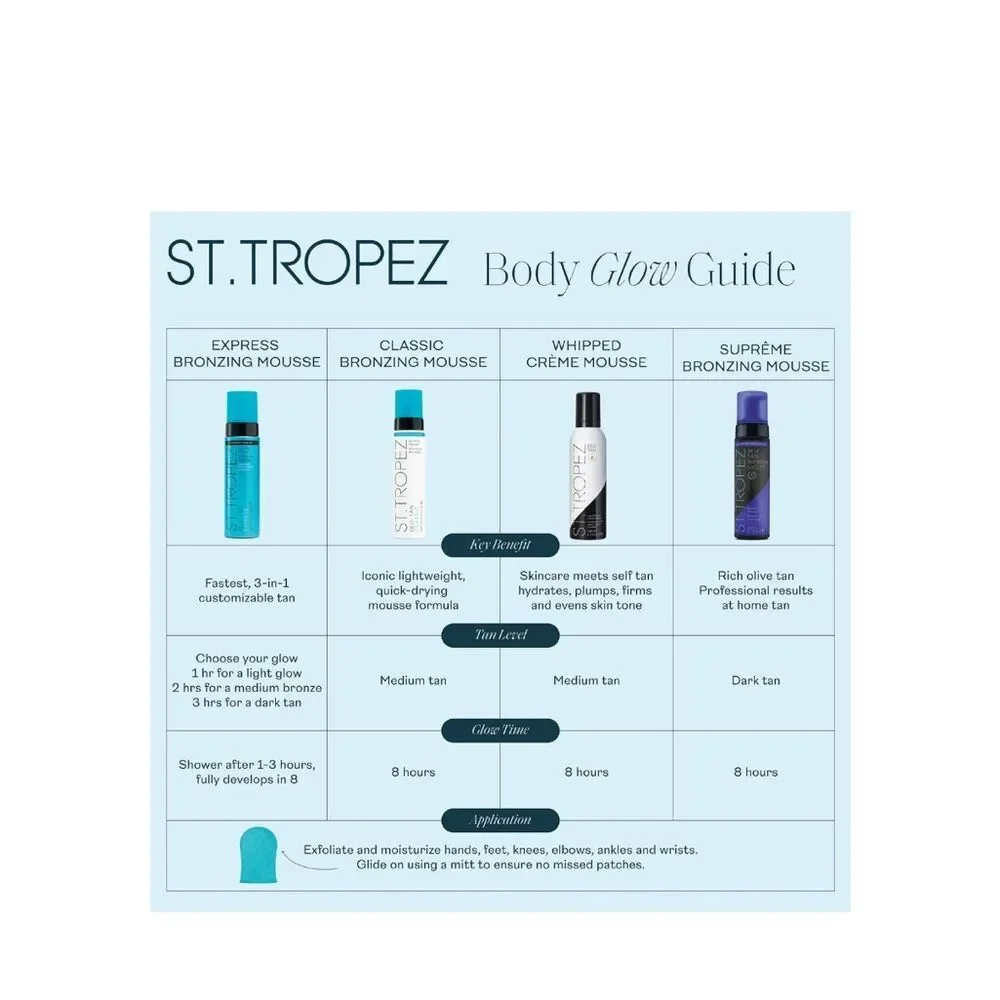 St. Tropez Self Tan Mousse